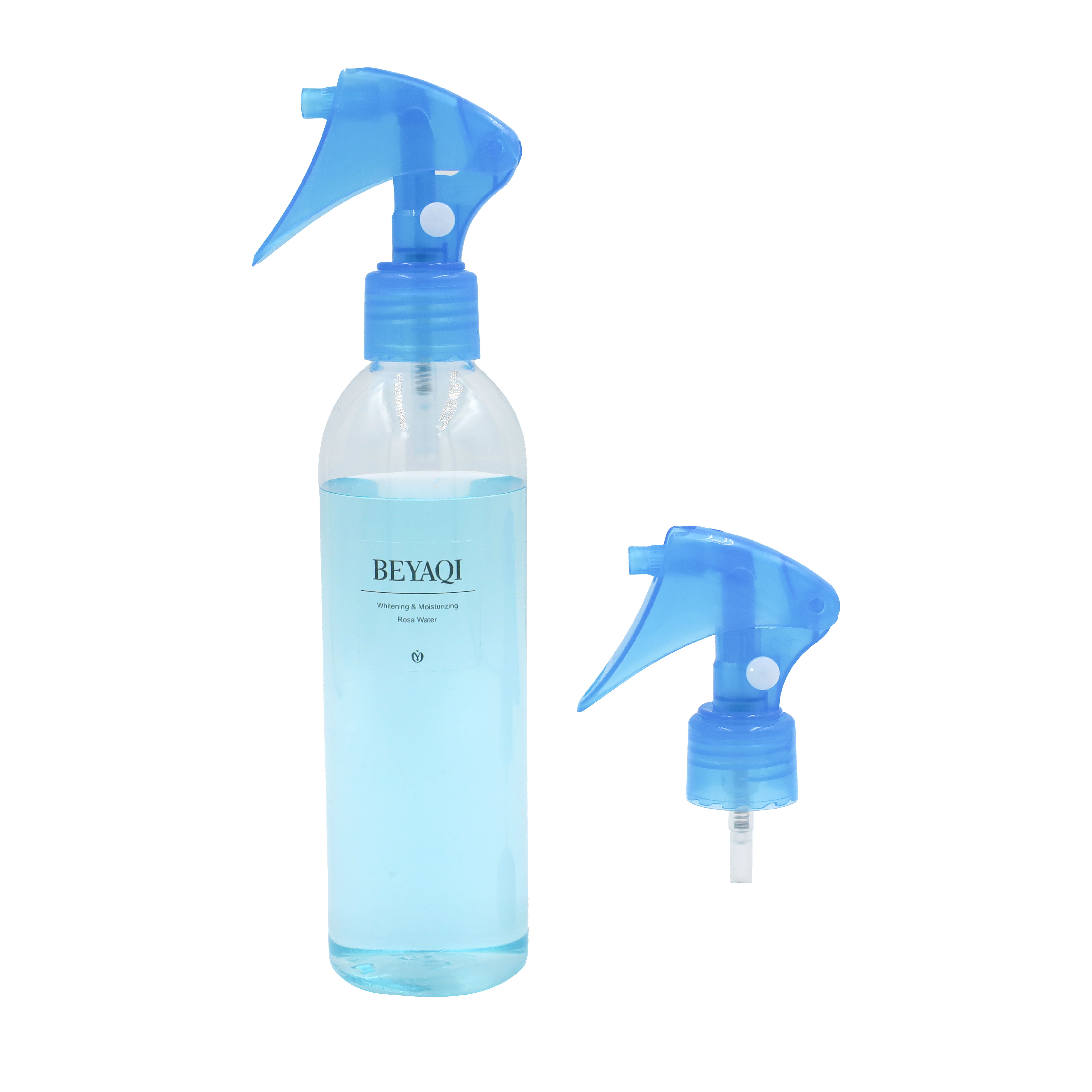 Frasco spray de xampu transparente com logotipo personalizado de fabricação profissional 28/410 0,3 CC com mini gatilho
