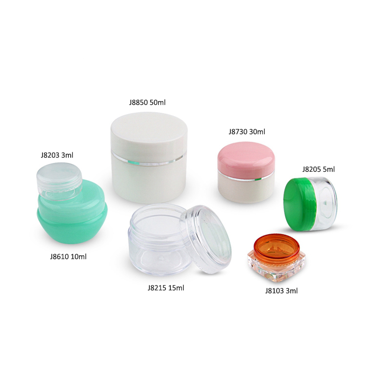 Embalagens de cuidados com a pele personalizadas disponíveis ecologicamente corretas Frascos de cosméticos plásticos de alta qualidade recarregáveis ​​personalizados ecologicamente corretos com tampa