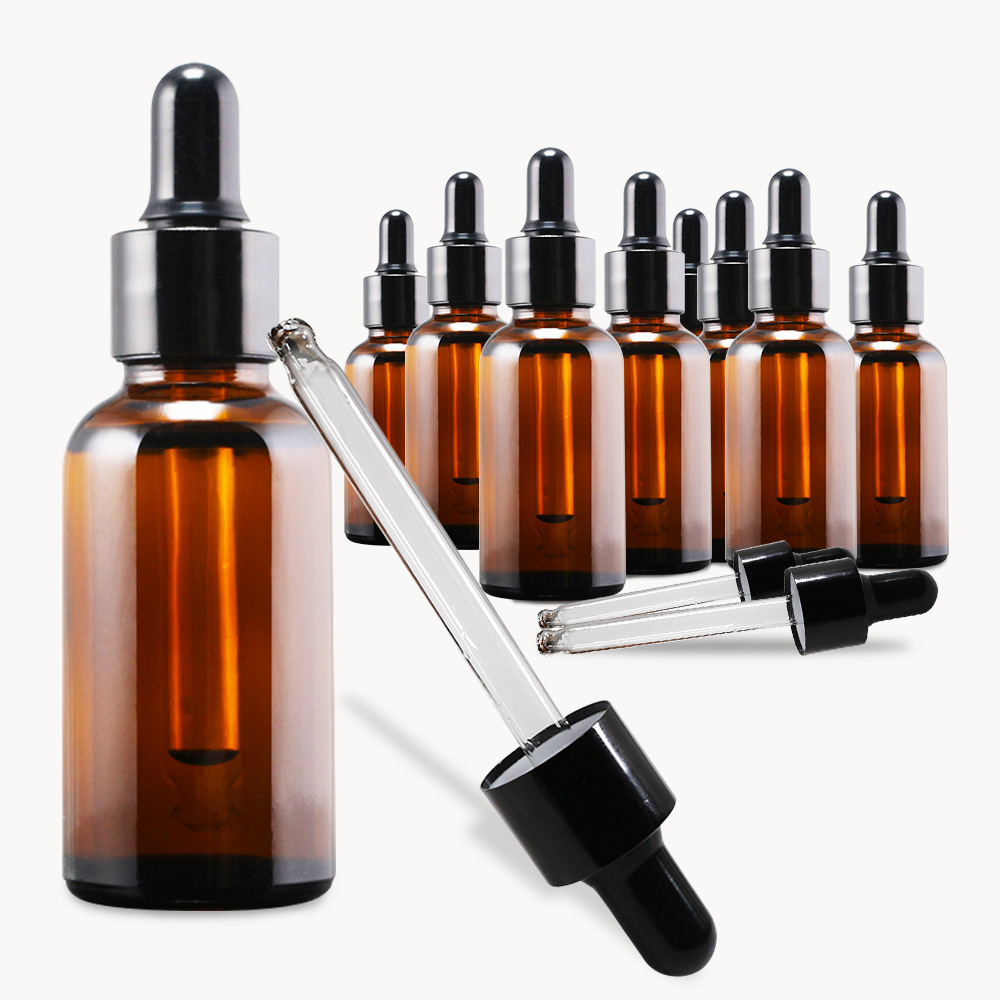 Frasco conta-gotas reutilizável portátil único 5ml-100ml loção de viagem para armazenamento de água solução de óleo essencial frasco conta-gotas