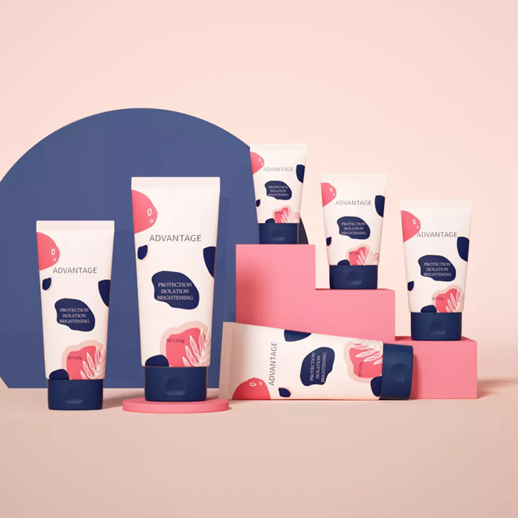 Recicle Creme de Olhos Multiuso Pcr Recarregável Amostra Bonita Etiqueta Impressa Etiqueta Eco Friendly Embalagem Plástica Vazia Espremer Tubo Cosmético Impresso