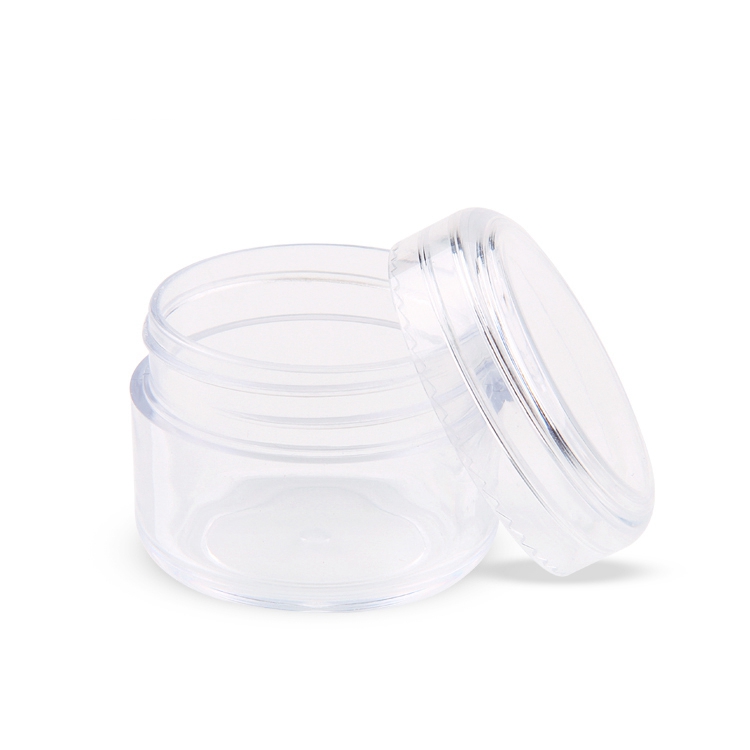 Fábrica de embalagens para cuidados com a pele atacado fábrica de moda personalizada OEM ODM plástico recarregável de alta qualidade frasco cosmético de plástico de luxo 10g com tampa