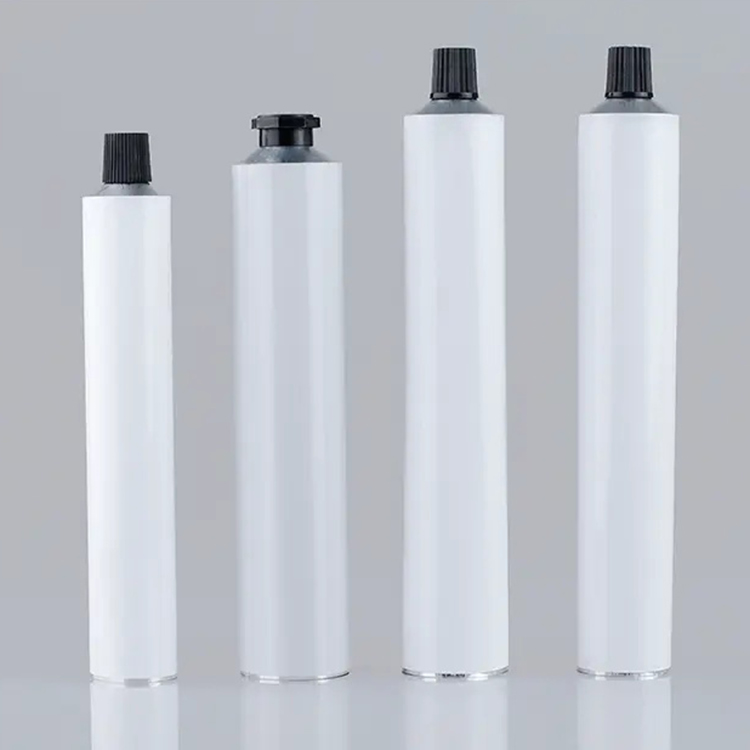 Garrafa de embalagem de aperto 20ml 30ml 50ml loção creme para cuidados com a pele tubo macio de alumínio vazio embalagem de tubo cosmético de alumínio